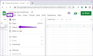 Cara Mengonversi Spreadsheet Excel ke Dokumen Google Sheets