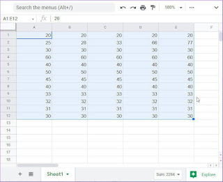 Cara Membuat Peta Panas di Google Sheets