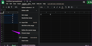 Cara Mengunci Sel dan Baris di Google Spreadsheet di Web