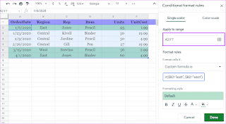 Panduan untuk Menggunakan Pemformatan Bersyarat di Google Spreadsheet