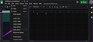 Cara Mengunci Sel dan Baris di Google Spreadsheet di Web