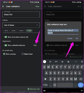 Cara Membuat, Mengedit dan Menghapus Daftar Drop-Down di Google Spreadsheet