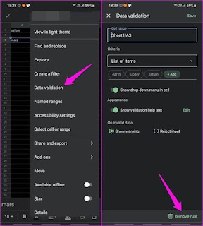 Cara Membuat, Mengedit dan Menghapus Daftar Drop-Down di Google Spreadsheet