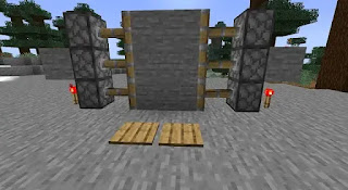 Cara Membuat Pintu Redstone di Minecraft