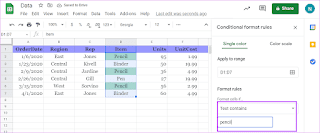 Panduan untuk Menggunakan Pemformatan Bersyarat di Google Spreadsheet