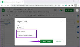 Cara Mengonversi Spreadsheet Excel ke Dokumen Google Sheets