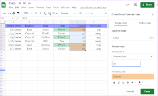 Panduan untuk Menggunakan Pemformatan Bersyarat di Google Spreadsheet