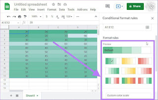 Cara Membuat Peta Panas di Google Sheets