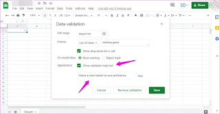 Cara Membuat, Mengedit dan Menghapus Daftar Drop-Down di Google Spreadsheet