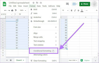 Cara Membuat Peta Panas di Google Sheets