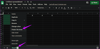 Cara Mengunci Sel dan Baris di Google Spreadsheet di Web