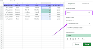 Panduan untuk Menggunakan Pemformatan Bersyarat di Google Spreadsheet