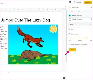 Cara Menambahkan Animasi di Google Slide