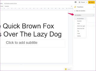 Cara Menambahkan Animasi di Google Slide