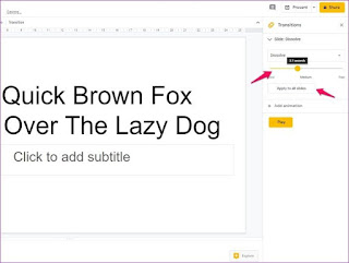 Cara Menambahkan Animasi di Google Slide