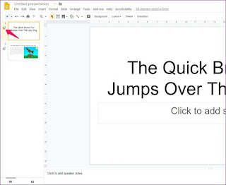 Cara Menambahkan Animasi di Google Slide