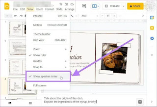 Cara Menambahkan dan Menggunakan Speaker Notes dalam Presentasi di Google Slide