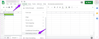 Cara Memperbaiki Kesalahan Sel Hijau atau Garis Hijau di Google Sheets