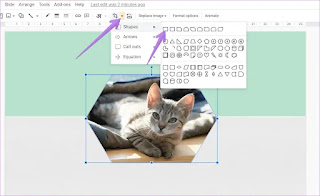 Cara Menyesuaikan Gambar dalam Shape di Google Slide di Ponsel dan PC