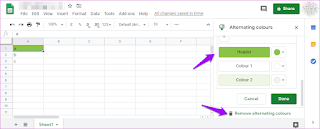 Cara Memperbaiki Kesalahan Sel Hijau atau Garis Hijau di Google Sheets