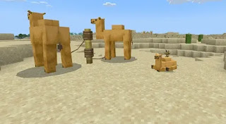 Cara Mengendarai Unta di Minecraft