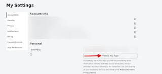 Cara Memverifikasi Usia di Roblox